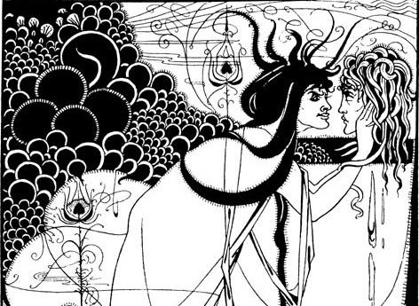 唯美至上王尔德的莎乐美及比亚莱兹的插画