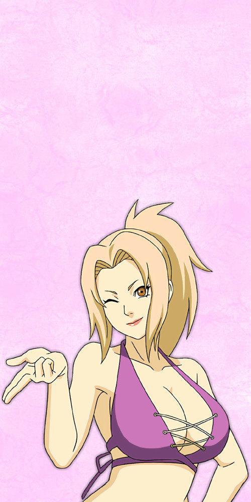 《火影忍者壁纸》雏田小南泳装手机壁纸,哪个是你的菜