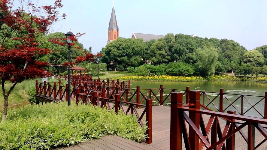 苏州独墅湖白鹭园景区