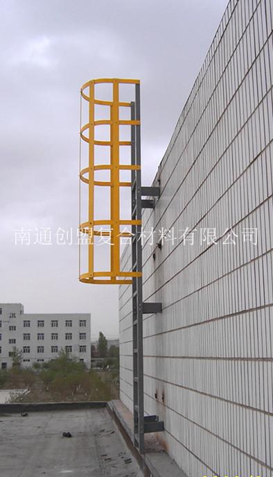 玻璃钢笼梯 玻璃钢工业爬梯