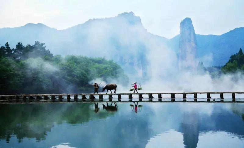 从景区北入口和南入口都可进入景区. 丽水——仙都国家级风景名胜区(5