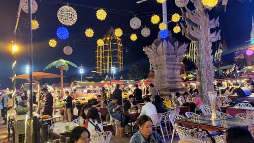 西双版纳告庄西双景之星光夜市