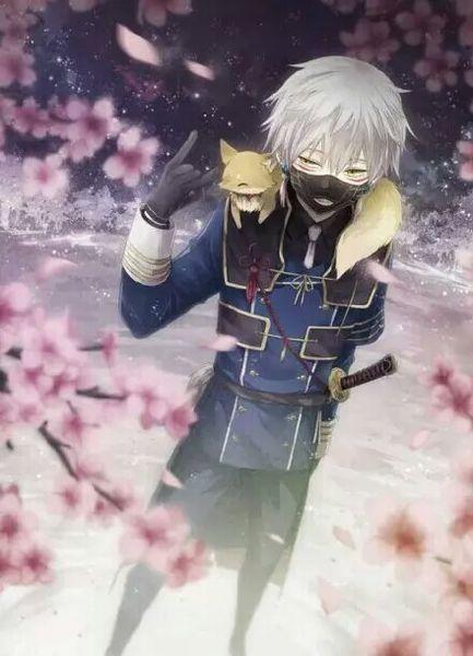 银发少年带着一只狐狸,眼睛下有红色的眼妆,这个漫画人物是谁