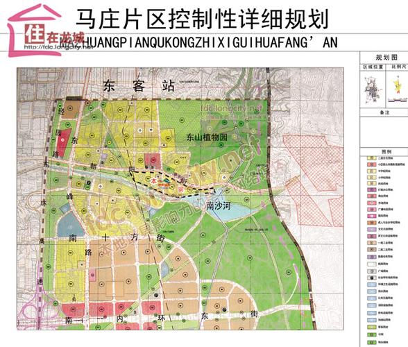 朝阳盛景项目所在马庄片区规划图