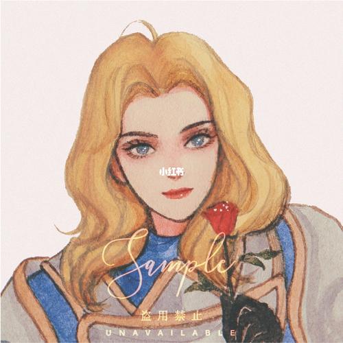 水彩头像|王者荣耀夏洛特7895_水彩画_王者荣耀_头像_王者荣耀