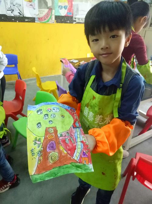 教学目的—— 通过让学生画一棵树,而巧妙的把家庭成员联系起来!