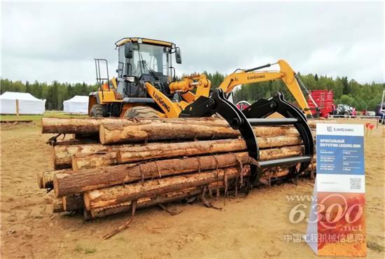柳工林业机械俄联邦伐木冠军争霸赛展风彩