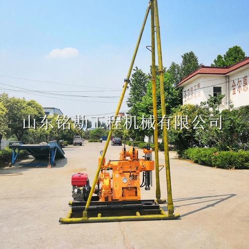 液压岩心勘探工程钻机 户外山地钻孔取芯机 小型能钻岩石的钻机