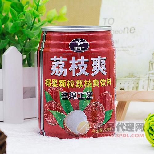 小白兰荔枝爽饮料240ml