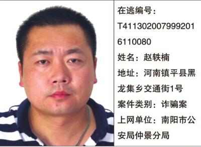 南阳市公安局通缉令(第一批)