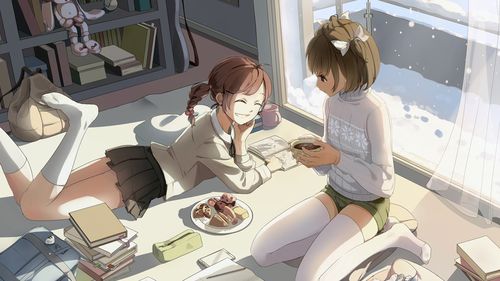 jk制服也能如此诱惑精选二次元动漫jk制服桌面壁纸