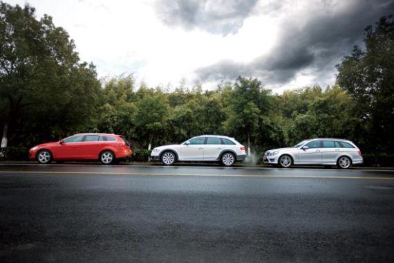 对比奔驰c旅行沃尔沃v60奥迪a4 allroad_新浪汽车