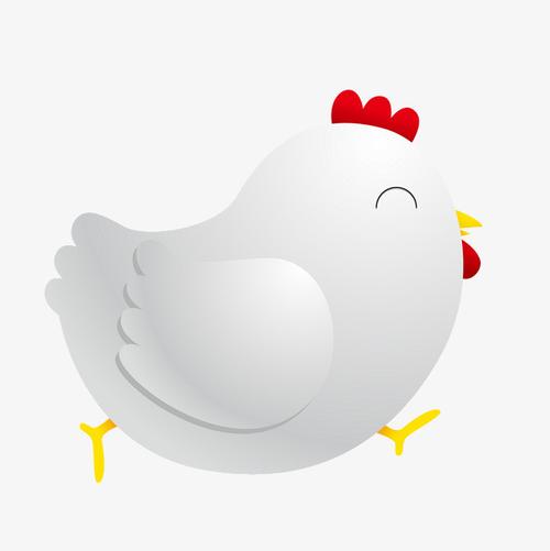 卡通母鸡矢量图下载