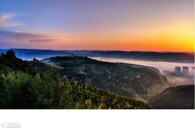 榆林清涧县云海美若仙境