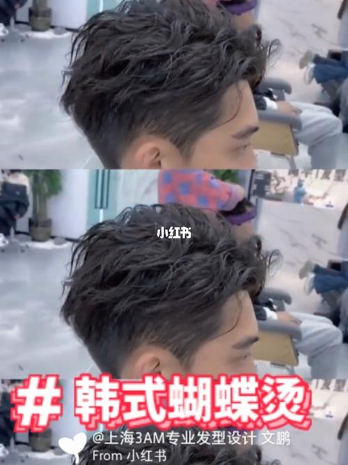 男生撩妹发型韩式蝴蝶烫四六分发根蓬松弧_发型_撩妹