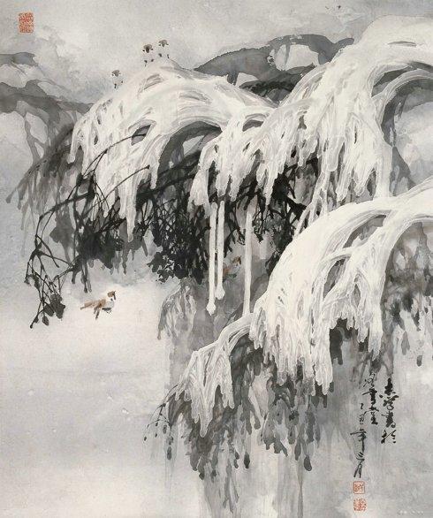 冰雪山水画创始人:于志学作品赏析