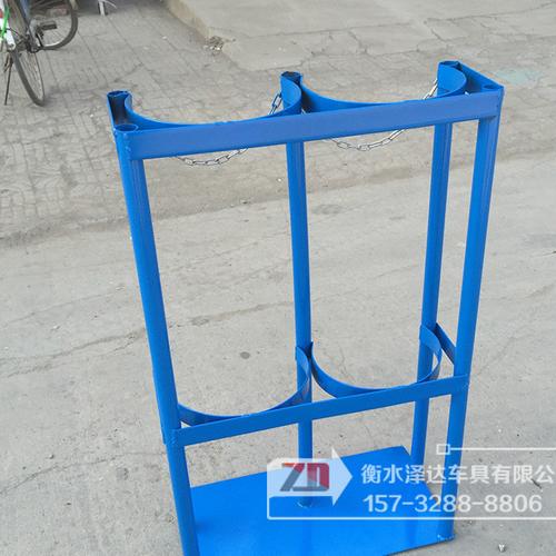 乙炔瓶氧气瓶支架 钢瓶固定支架双气罐瓶安全架 氢气瓶固定架定做