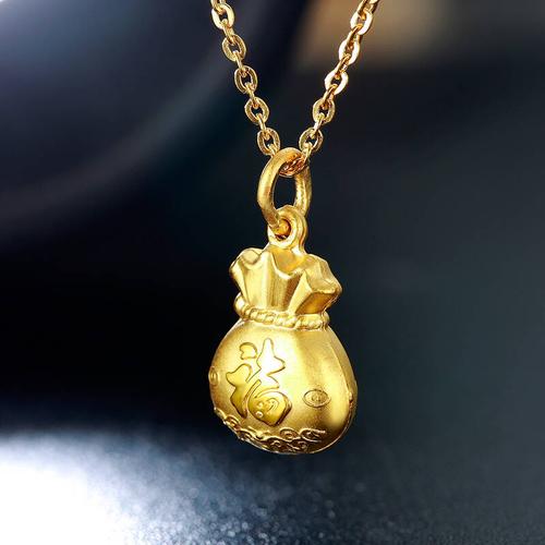 珂兰 黄金吊坠足金挂坠女款h福袋 约3.44g