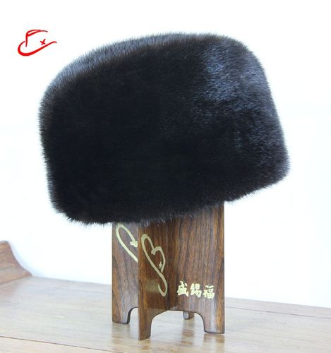 盛锡福帽子经典款式冬季中老年男士进口水貂高级定型土耳其帽包邮