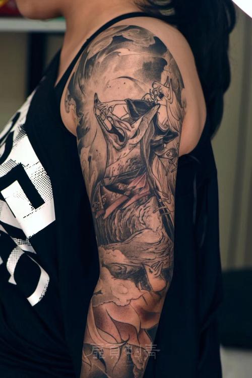 玉藻前妖狐纹身