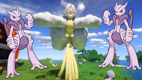 秀色解说 我的世界神奇宝贝黑暗版35 超梦超进化石x