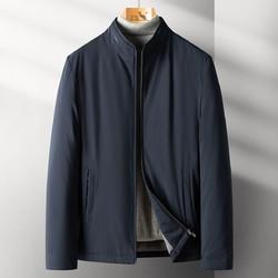 daishu袋鼠冬季新款简约挺括商务休闲棉夹克外套男士棉服