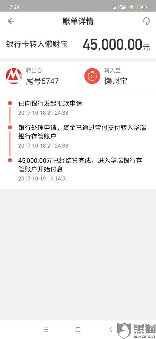 黑猫投诉:懒财金服还我血汗钱
