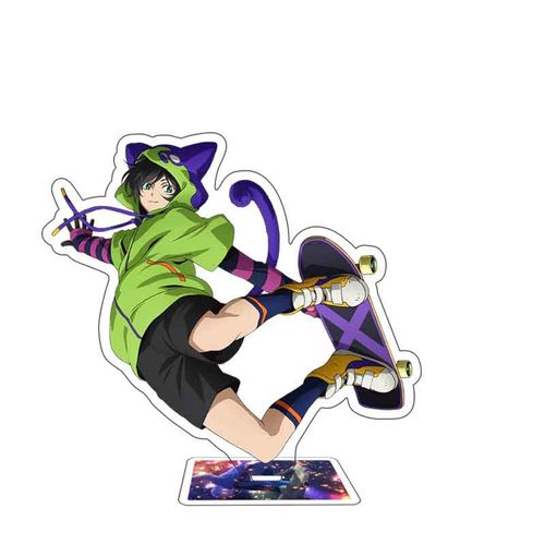 欧盛礼品滑板亚克力立牌喜屋武历驰河兰加知念实也周边摆件无限滑板6