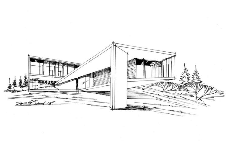 建筑手绘效果图_建筑_手绘_建筑设计_文化_绘画