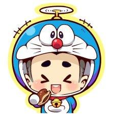 哆啦a梦情侣头像.