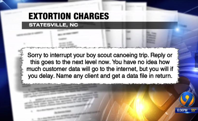 network chief allegedly tries to extort $750,000