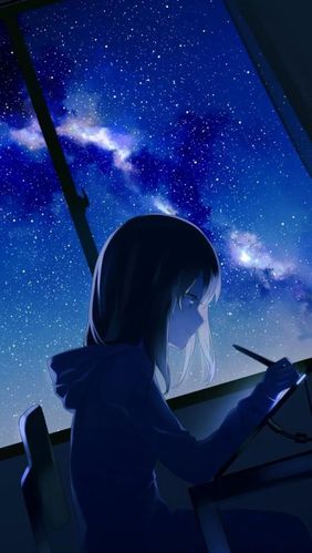 梦幻鲸鱼星空手机壁纸