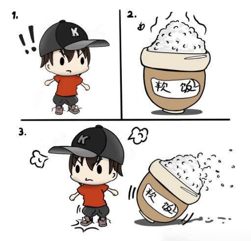 张恒否认吃软饭 配图拒绝吃软饭的卡通图片