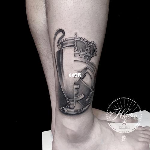 欧冠皇家马德里纹身遮盖