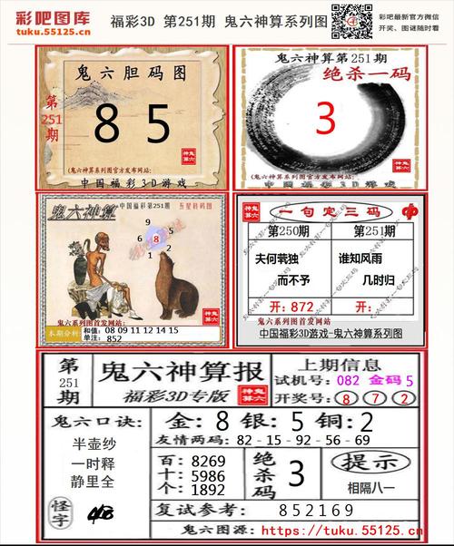 鬼六神算系列图