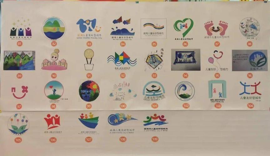 威海市儿童友好型城市logo评选开始啦!你的作品入围了