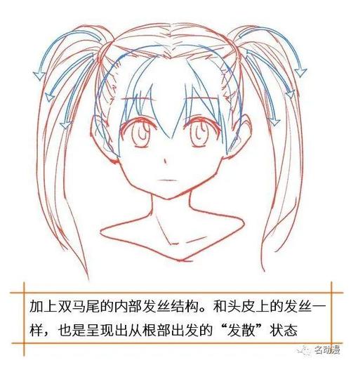 超简单实用的画双马尾图文教程
