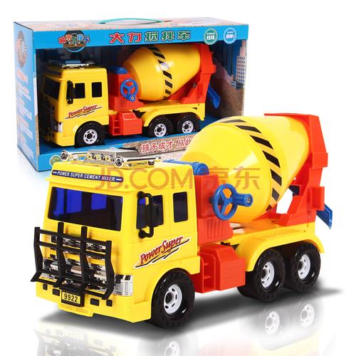 乐飞儿童挖掘机玩具推土车工程车男孩宝宝大号惯性挖土汽车模型 5899