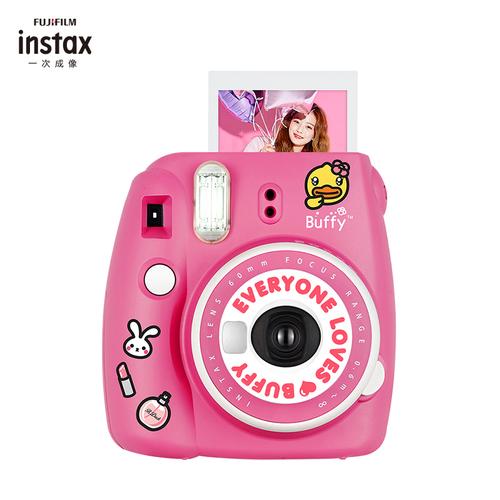 富士fujifilminstax拍立得相机一次成像相机mini9鸭妹妹buffy富士小