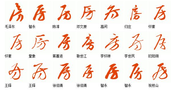 房字的草书怎么写