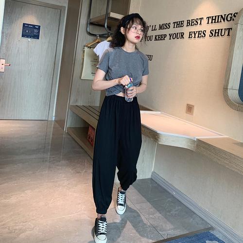 夏季可盐可甜酷女孩穿搭小个子显高洋气减龄闺蜜姐妹装两件套装女