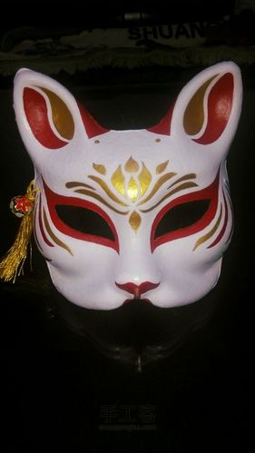 狐狸面具手绘教程