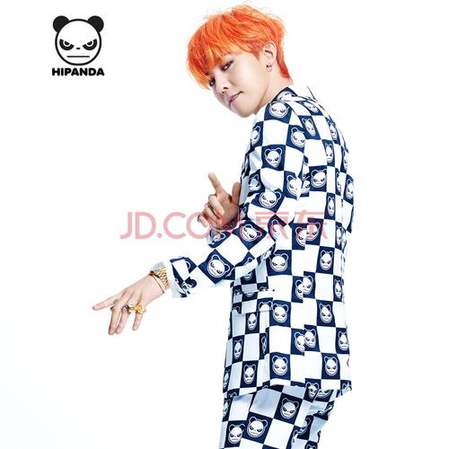 【预售】bigbang队长gd权志龙同款 hipanda 你好熊猫 男款熊头印花