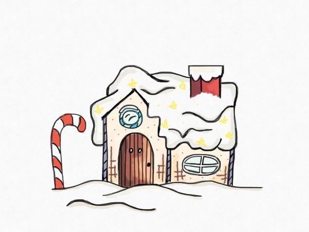 儿童简笔画教程:雪房子,海兰小天使,皮卡丘,猫咪手帐