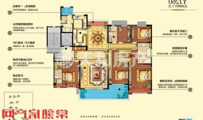 常熟市常熟 碧桂园紫云名邸 5室2厅2卫 268平米