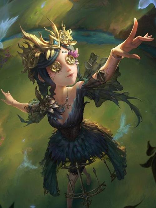 第五人格:园丁"怪鸟"三视图曝光,造型惊艳,幽灵公主不香了