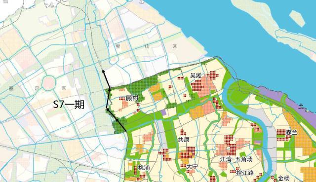 上海市新建的s7沪崇高速公路的走向如图所示.