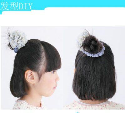 给小孩扎发型怎么弄短发 小孩头发短扎什么发型好看