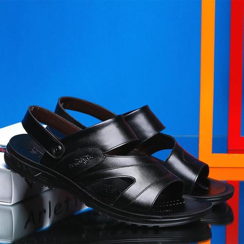 男士皮凉鞋正品真皮_骆驼凉鞋男正品真皮_男凉鞋正品真皮休闲_ 男凉鞋