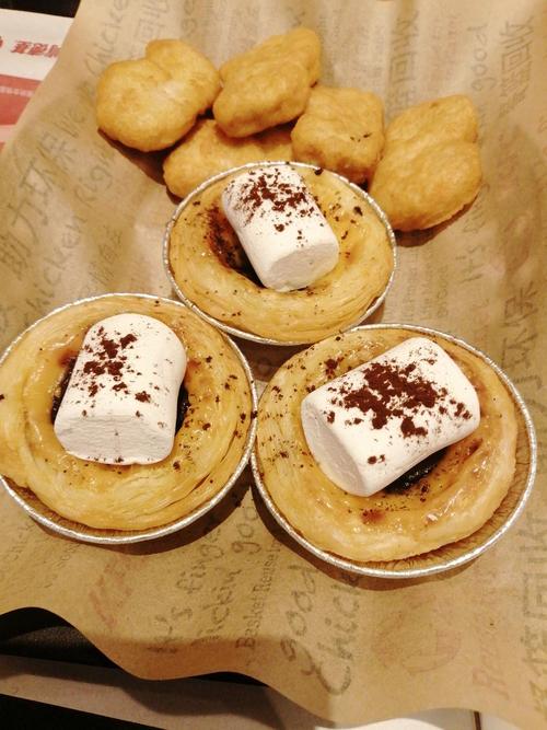kfc棉花糖巧克力蛋挞哈哈哈哈不错